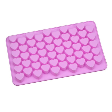

Mini 55 Holes Pink Non-stick Silicone Chocolate Cake Mold Love Heart Shaped Chocolate Mold Bakeware Baking Mousse Jelly Mould