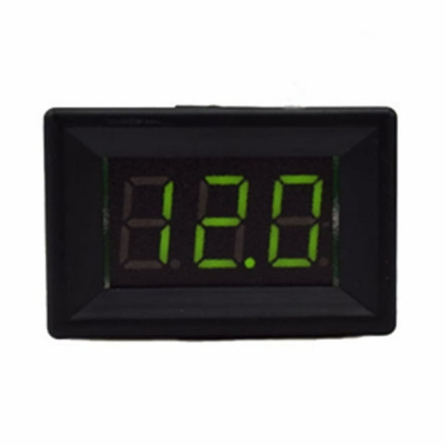 0.36 Inch Led Digital 2-Line Dc Voltage Table Red Blue Green Dc4.5-30V Voltmeter