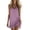 Purple, variant on QIYAGBSA Cami Dress for Women, Spaghetti Strap V Neck Ruffle Hem Loose Fit for Summer Vacation