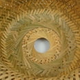 thumbnail image 2 of Bamboo Wicker Rattan Lantern Pendant Light Fixture Hanging Ceiling Lamp Vintage, 2 of 12