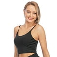 thumbnail image 5 of FUTATA Women Girls Tube Top Chest Pad Vest Without Steel Ring Sling Vest Comfortable Cami Crop Top Racerback Tank Camisole with Spaghetti Strap S-XL 4 Color, 5 of 9