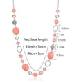 thumbnail image 6 of Long Beaded Sweater Chain Fashion Jewelry Necklace Gifts For Women, 6 of 6