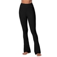 thumbnail image 2 of Funidos Flare Leggings for Women Yoga Pants Soft High Waist Bootcut Leggings Tall Long Bootleg Pants for Women, 2 of 5