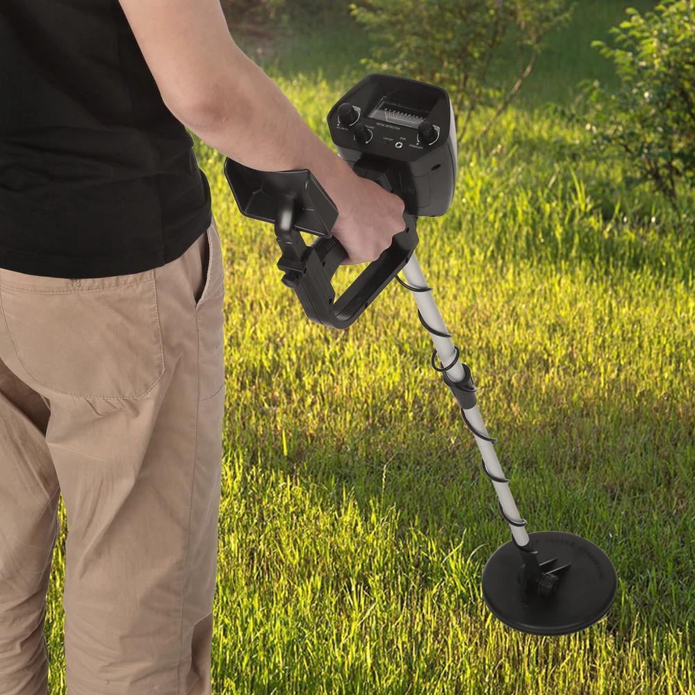 LineYDI Metal Detector LCD-Display Deep Ground Gold Finder w/ Waterproof Coil