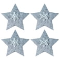 thumbnail image 2 of Cubiertos para tenedor cuchillo para cubiertos versátil para decoración de escritorio de fiesta (estrella) gris 4 Uds., 2 of 2