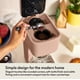 thumbnail image 5 of BELLA Cafetera de una sola porción, taza K y café molido compatible con bandeja de goteo extraíble y ajustable, apagado automático y accesorios reutilizables aptos para lavavajillas, prepara de 6 oz a, 5 of 5
