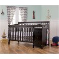 Dream On Me Brody 5in1 Convertible Crib with Changer, Black