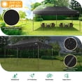 thumbnail image 5 of COBIZI 10x20 Pop up Canopy Without Sidewall Heavy Duty Commercial Outdoor Canopy Ez Up Wedding Party Tents for Parties with Roller Bag, Wind & Waterproof UPF50+,Upgrade Hexagonal Tube,black, 5 of 8