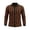MY20-Brown, variant on MiYuan Men's Textured Striped Shirts Casual Button down Long Sleeve Shirt Collared, Vintage for Daily Wear