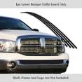 thumbnail image 2 of APS Compatible with Dodge Ram 1500 2002-2008 & 02-09 Ram 2500 3500 Lower Bumper Black Billet Front Grill Grille Insert D65375H, 2 of 7
