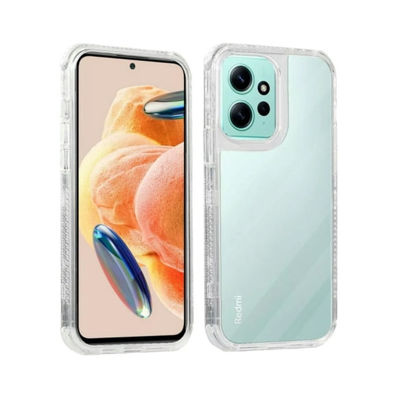 Funda Uso Rudo 360 Clear Para Xiaomi Note 12 Mas 2 Micas De Cristal