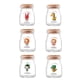 thumbnail image 3 of Tarros de cristal para yogur Allinless color surtido 5.00X5.00X7.50cm, 3 of 3