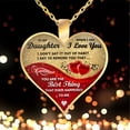 thumbnail image 2 of Fdelink Necklaces Necklaces MY MIND STILL TALKS to YOU Heart Necklace Mother's Day Gift Jewelry Memorial Hot My Mind Heart, 2 of 5