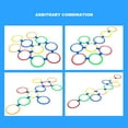 thumbnail image 3 of Kids Exercise Hoops Jumping Game Rings for Sensory Training Physical Fitness Hopscotch, 3 of 7