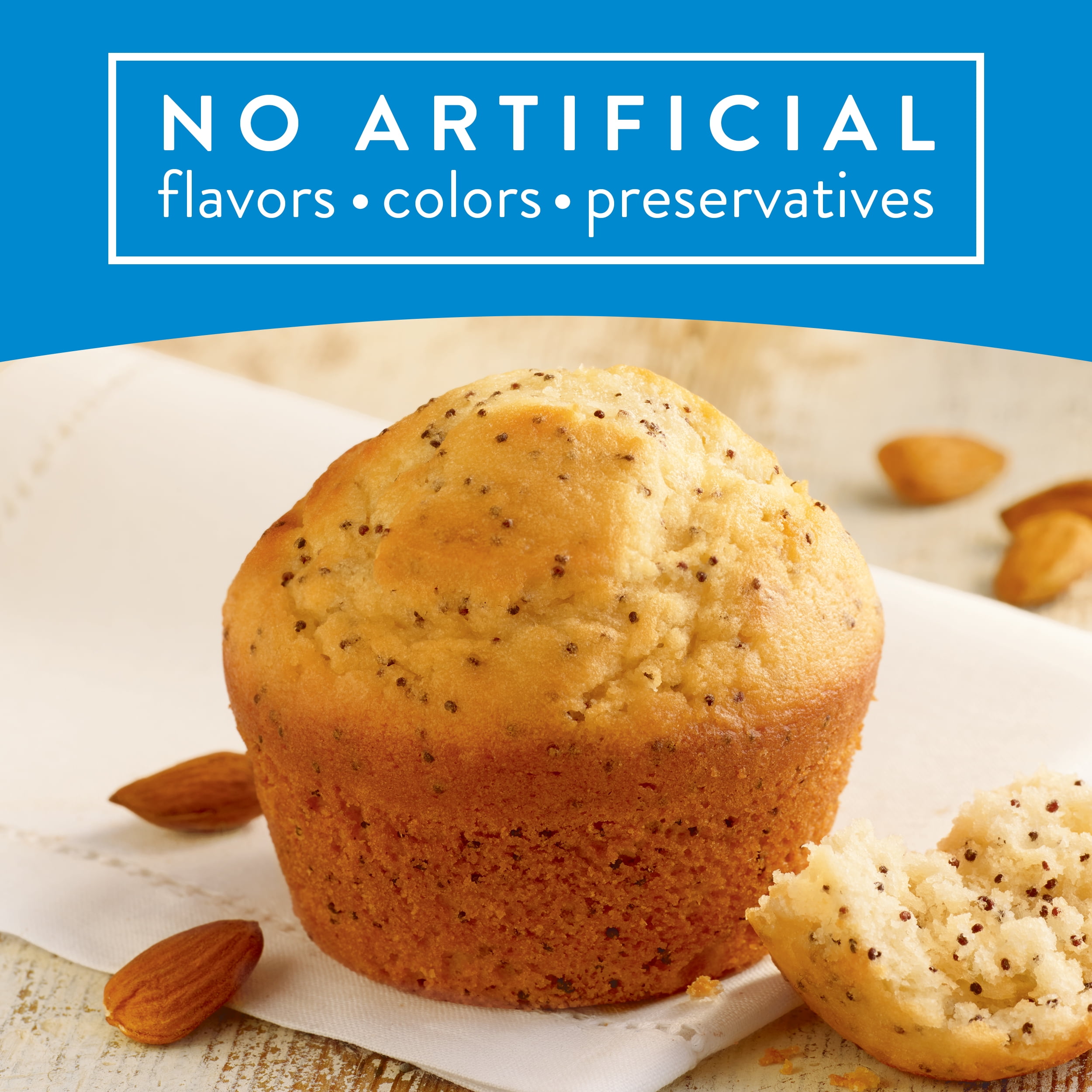 Krusteaz Almond Poppy Seed Muffin Mix 17 OZ Box Home Garden