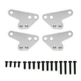 thumbnail image 1 of facefd Front Rear Shock Absorber Lightweight RC Car Upgrade Part Lower Mounting Code Portable Crawler Damper DIY Accessories Parts Silver/1 Pair Silver/4 pcs, 1 of 6