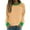 Green, variant on Cute Long Sleeve Tops for Women Striped Print Round Neck Woman Crop Tops Fall and Winter Pink Shirt