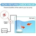 thumbnail image 4 of 6pcs Aquarium Plastic One Way Check Valves Non-Return, Air Pump Accessories for Fish Tank Airline Tubing, 4 of 5