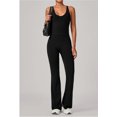 thumbnail image 2 of SKQIT Women 2 Piece Workout Sets Padded Cross Back Crop Tank High Waist Flare Leggings Sets Yoga Outfits, 2 of 7