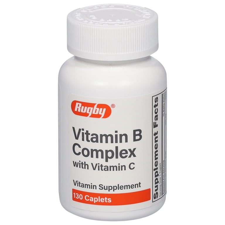 Rugby 80681012600 Vitamin B Complex with Vitamin C Vitamin
