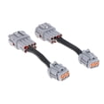 thumbnail image 2 of 2Pcs Auto Conversion Adapter Hid to 6 Pin Halogen Bulb Replace Bulb Conversion Harness for 2003+, 2 of 6