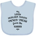 thumbnail image 3 of Inktastic My Little Heirloom Tomato Picked Fresh from the Garden Boys or Girls Baby Bib, 3 of 4