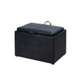 thumbnail image 1 of Convenience Concepts R8-160 Designs4Comfort Accent Storage Space Ottoman, Black, 1 of 6