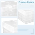 thumbnail image 3 of 32 Pcs of Compartment Bead Organizer Box for Jewelry Making, Transparent Plastic Storage Box with Removable Dividers, Heavy-Duty, Dust and Waterproof, Great for Beads, Small Parts, and Crafts, 3 of 5