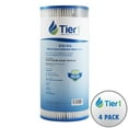thumbnail image 4 of Tier1 30 Micron 10 Inch x 4.5 Inch | 4-Pack Pleated Polyester Whole House Sediment Water Filter Replacement Cartridge | Compatible with Pentek R30-BB, 155101-43, RS6, SPC-45-1030, Home Water Filter, 4 of 10