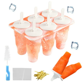 WQJNWEQ Silicone Ice Pop-Molds, Easy Release Ice Cream Mold, Reusable  Popsicle Stick with for Homemade Popsicles & Ice Cream
