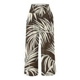 thumbnail image 4 of Edvintorg Wide Leg Pants for Women Vintage Printing High Waisted Casual Beach Flowy Pants with Pockets Boho Palazzo Pants for Women, 4 of 5