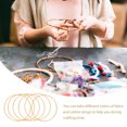 thumbnail image 4 of WHAMVOX 6Pcs Macrame Supplies Metal Rings for Craft Enthusiasts Home Decor, 4 of 8