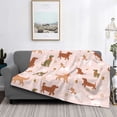thumbnail image 2 of Fuzoiu Star Cute Dog Print Flannel Blanket,Throw Blanket,Flannel Home Decor,Fleece Bed Blankets,Cozy Soft Blanket for Bed, Sofa, Camping, and Travel-40"x30", 2 of 6