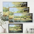thumbnail image 4 of The Lake of Silence From The Tree 20 in x 12 in Framed Painting Canvas Art Print, by Designart, 4 of 5
