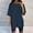 Navy, variant on Tunic Tops Short Sleeve Tunic Tops long shirts for women for leggings Side Split Basic Tunic Tops women blouses Red L