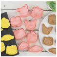 thumbnail image 4 of Molde de dibujos animados Sanrio para galletas, Hello Kitty Kulomi Melody Cinnamoroll 3D, sello de molde para galletas, accesorios de cocina, herramientas para hornear, 8 unids/set, 4 of 4