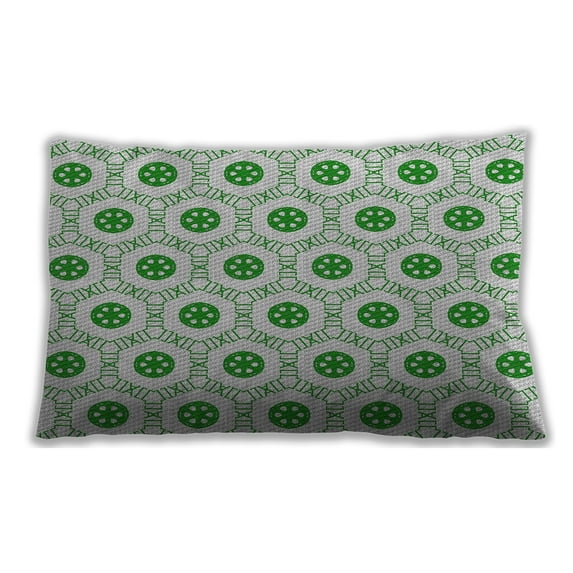 Ahgly Company Indoor Rectangular Patterned Lumbar Throw Pillow, 13 inch by 19 inch
