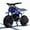 Blue, variant on SAY YEAH Mini Bike,Kids Supermoto 50cc Dirt Bike with 13" Knobby Tires & 25MPH Top Speed,Ages 8+,38*27*22in,Black