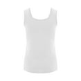 thumbnail image 5 of Bovemsi Women's Tanks & Camis Thin Double U Neck Suspender Vest White Camisole, 5 of 7
