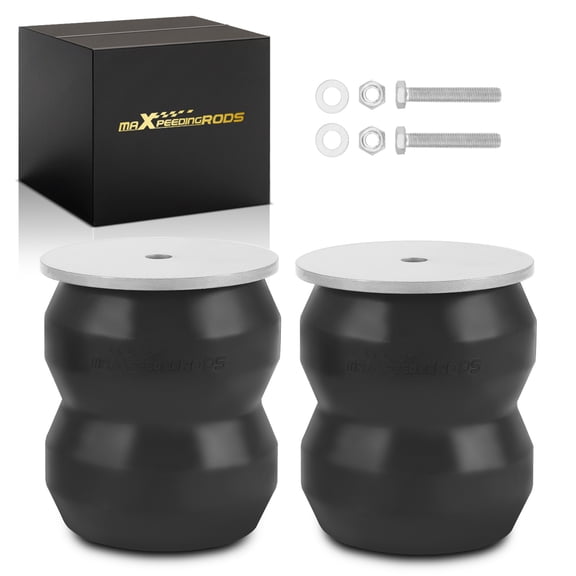 maXpeedingrods Suspension Enhancement Rear Kit 8600 Lbs for Chevrolet Silverado 1500 GMC Sierra 1500 1999-2019 Rubber Helper Spring Kit