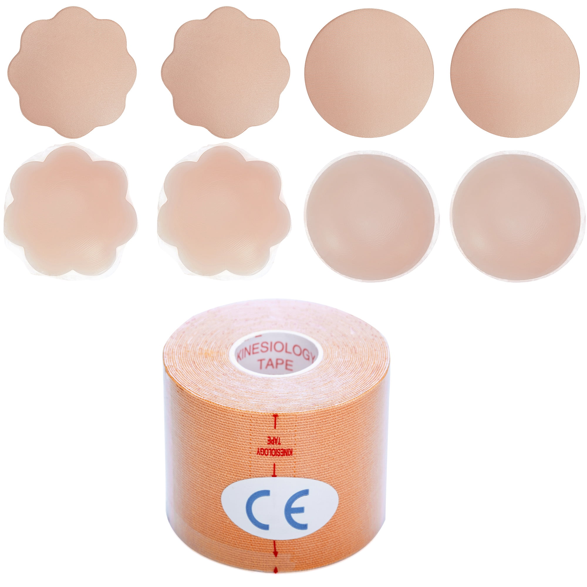 Senker Fashion Boob Tape, boobtape Lift Tape, Achieve Lift & Contour of  Breasts, Contains Breast Petals, Fits All Cup Clothing Fabric Types  Sweatproof Breathable Body Tape Sticky Athletic Tape : : Clothing