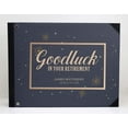 thumbnail image 2 of Darling Souvenir Blue Shining Stars Personalized Retirement PartyGuestKeepsake MemoryBookHardboundSign-InBook RegistryMessageGuestbook-9 x 12 Inches, 2 of 4