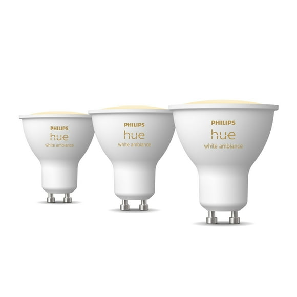 Philips Hue White Ambiance GU10 Dreierpack 3x350lm