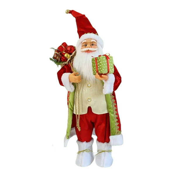 Christmas Doll, Santa Claus, Decor Ornament For Holiday Indoor