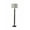 Black, variant on Black Wood Pillar Floor Lamp