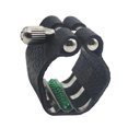 thumbnail image 3 of PU Cuero Alto Soprano Tenor Saxofón Ligadura Negra para Viento Accesorios de Viento Madera - Tenor Sunnimix Ligadura de boquilla de saxofón, 3 of 8