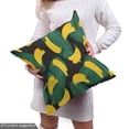 thumbnail image 5 of Ambesonne Banana Fabric by the Yard Upholstery, Tropical Leaves Fruits Art, 2 Yards, Earth Yellow Jade Green, 5 of 5