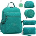 thumbnail image 1 of Women Original Backpacks Girls Multifunction School Waterproof Bag Mochila Escolar Mujer Travel Large Capacity Rucksac 5pcs and monkey, 1 of 6
