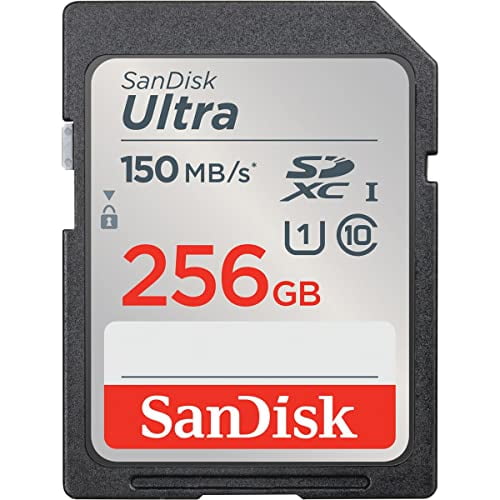 SanDisk 256GB Ultra UHS-I SDXC Memory Card, 150MB/s Read