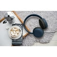 thumbnail image 3 of JVC Lightweight On Ear Headphones with Powerful Sound, Integrated Remote & Mic for Smartphones - HAS31MA (Blue), Medium, 3 of 7